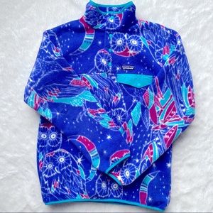 Rare reconditioned moon owl Synchilla pullover